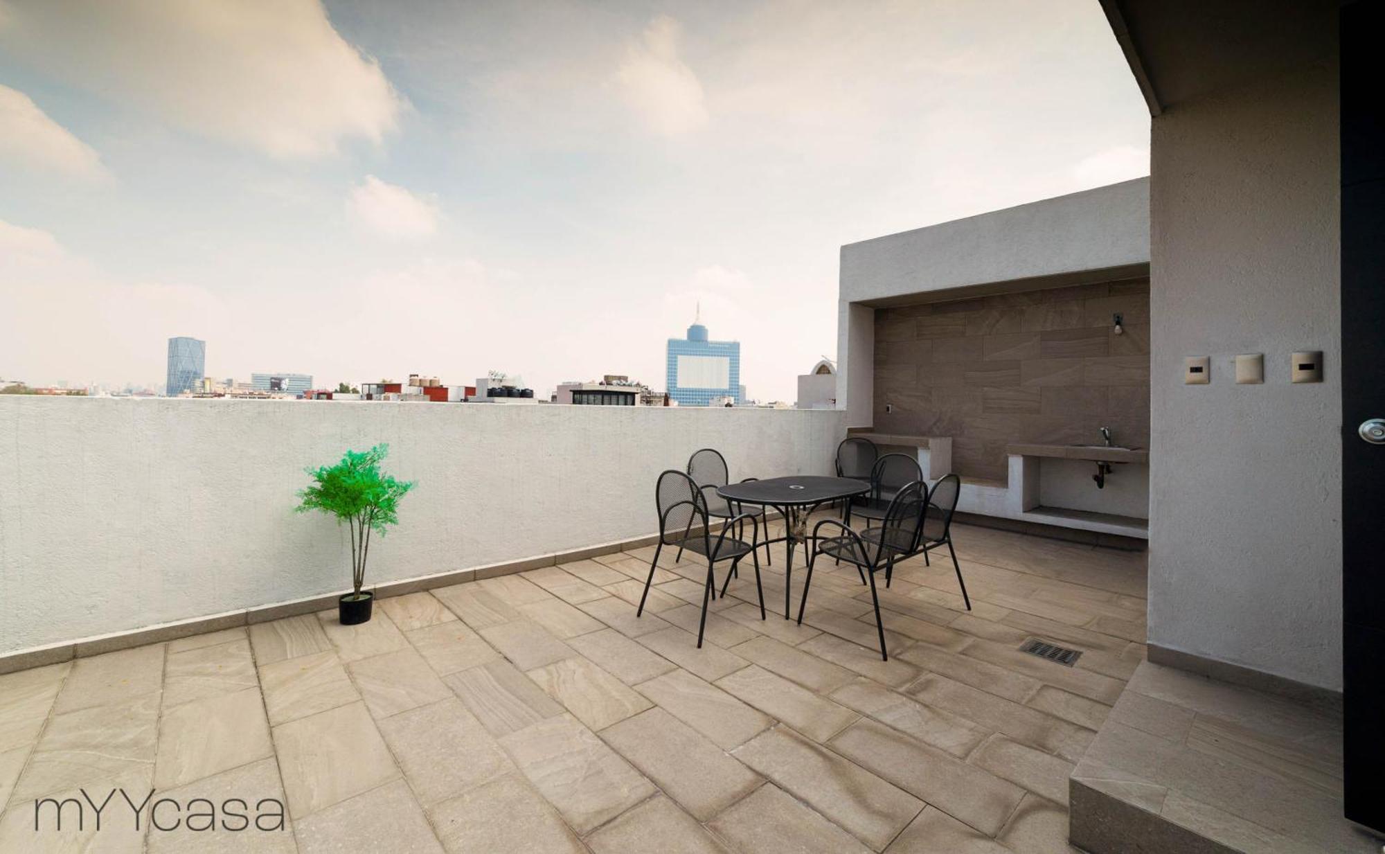 Apartamento Wisconsin 68 Ph1 - Brand New Ph With Private Rooftop @ Wtc México DF Exterior foto