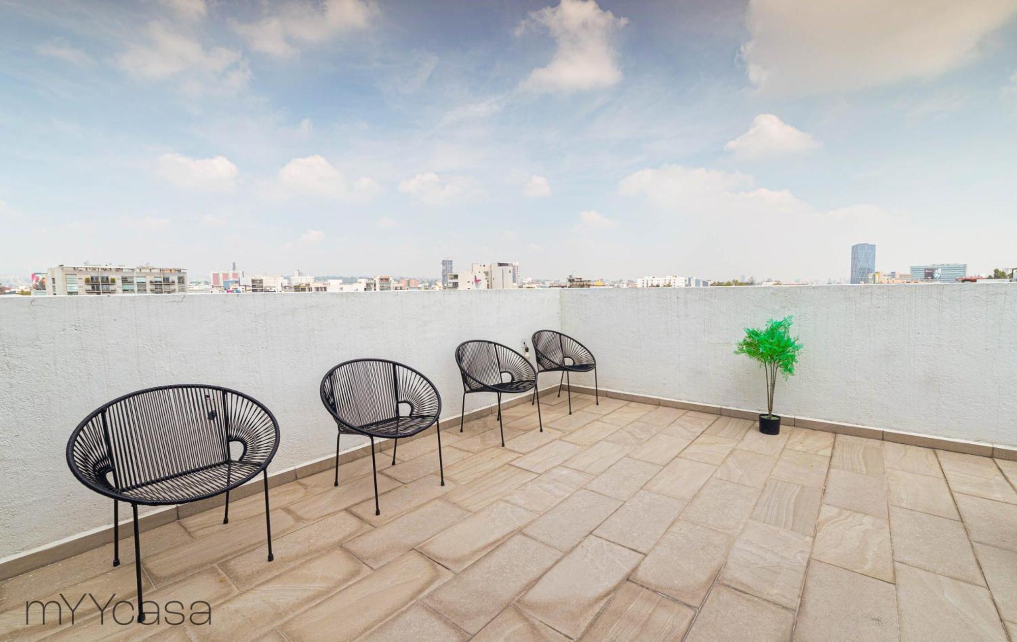Apartamento Wisconsin 68 Ph1 - Brand New Ph With Private Rooftop @ Wtc México DF Exterior foto